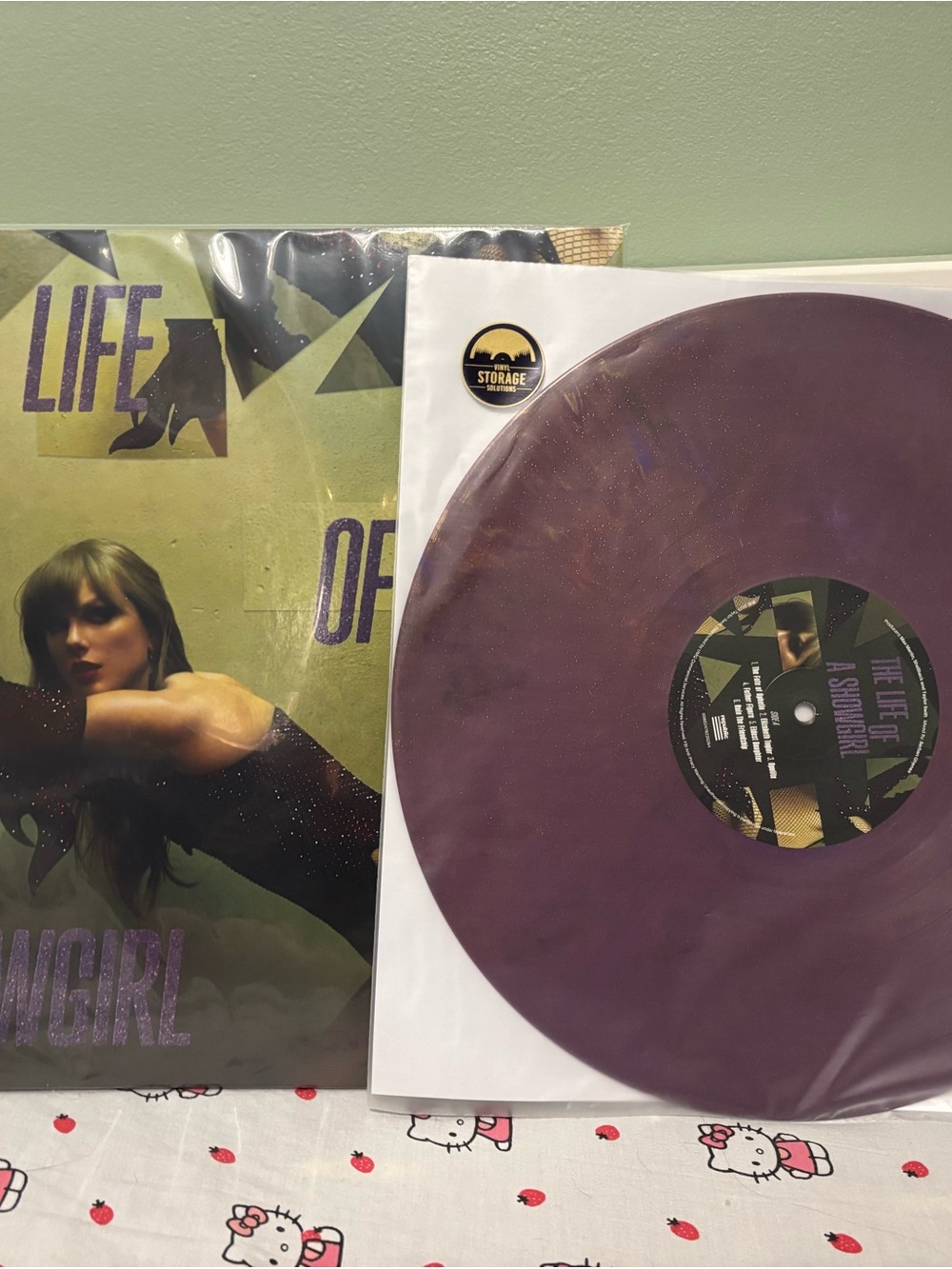 Violet Shimmer Marbled Vinyl - The Life of a Showgirl Taylor Swift